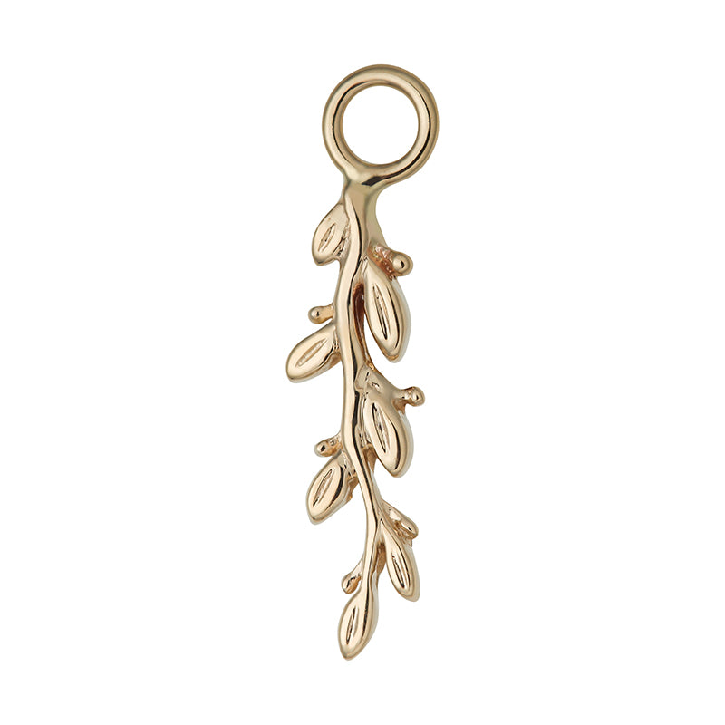 14Kt Leaf Charm