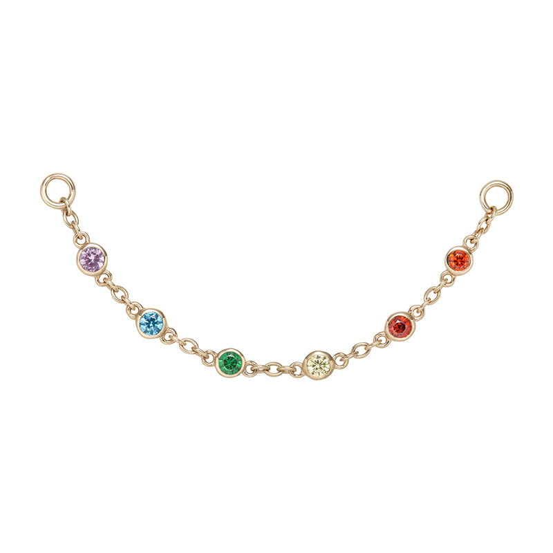 Color chain 14Kt