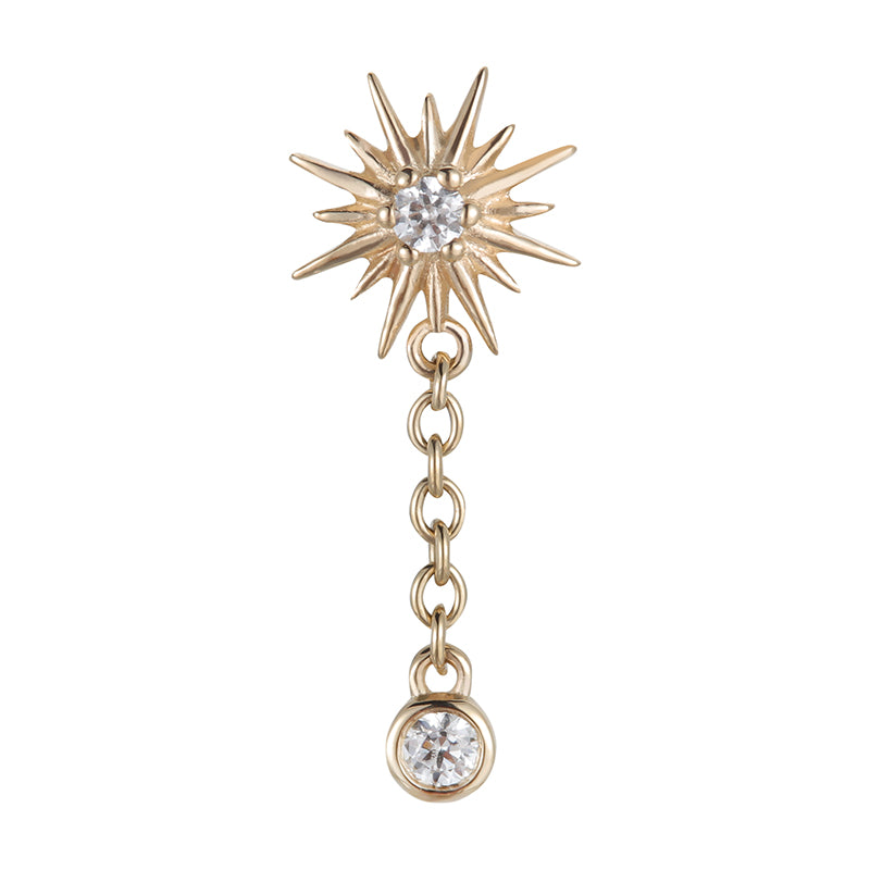 Starlet diamond 14Kt