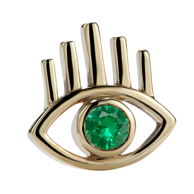 Emerald eye 14K
