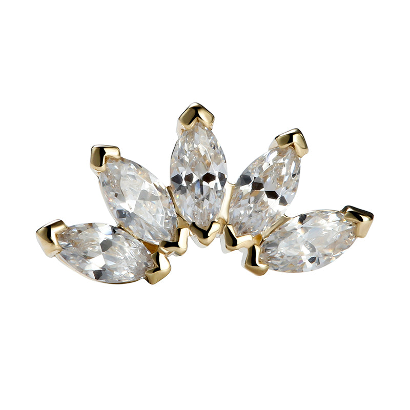 Little fifth marquise 14Kt