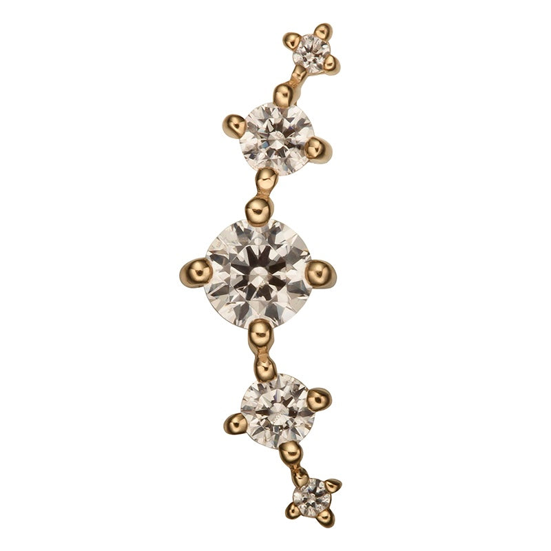 Sacha oro 14Kt & Zircons