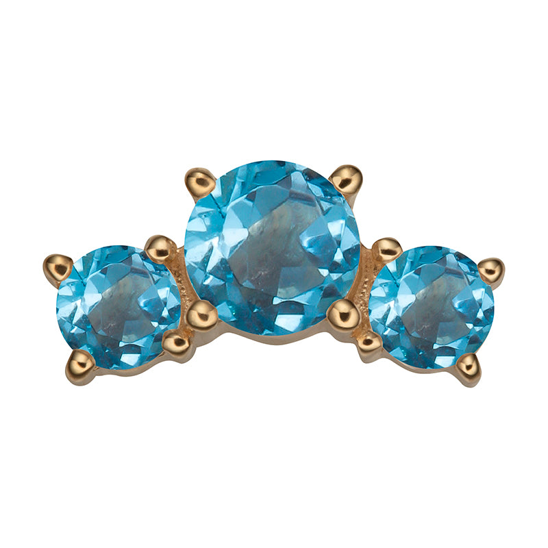 Third topaz 14Kt