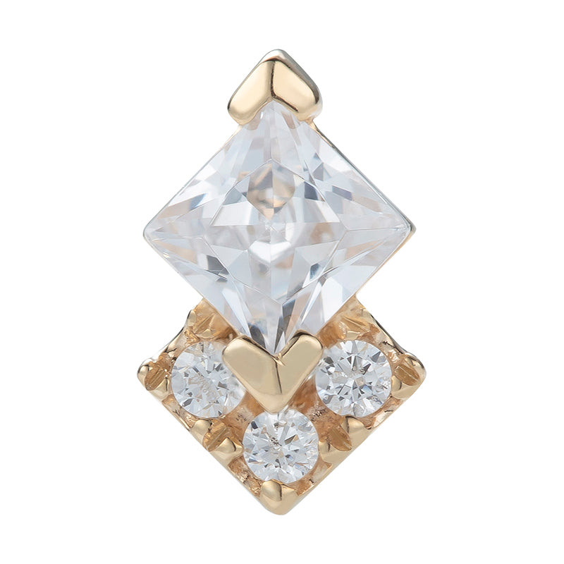 Double diamond 18Kt & diamonds