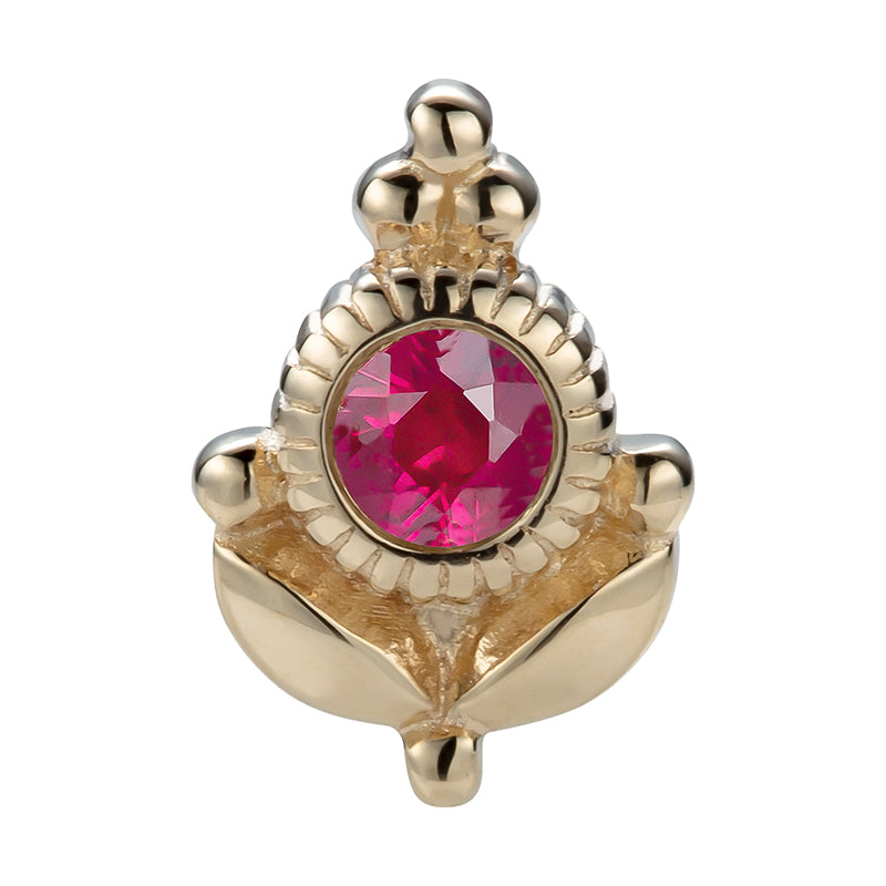 Queen Gold 18kt & ruby