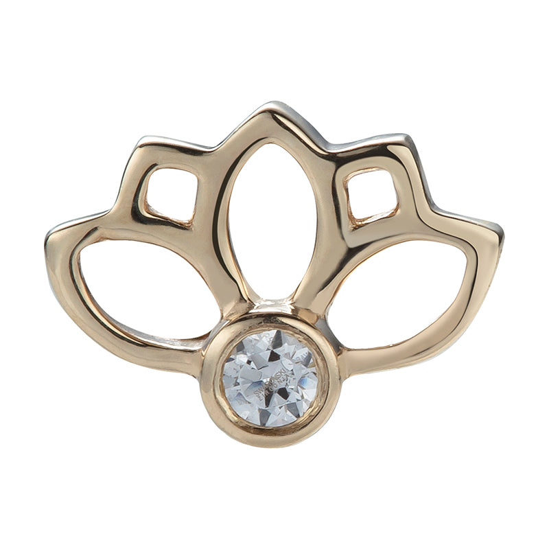 Eufelia 14kt gold & zircons