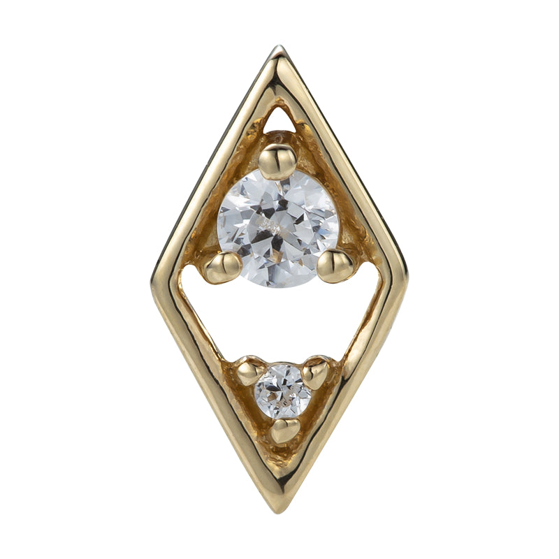 Eva gold 14Kt & zircons