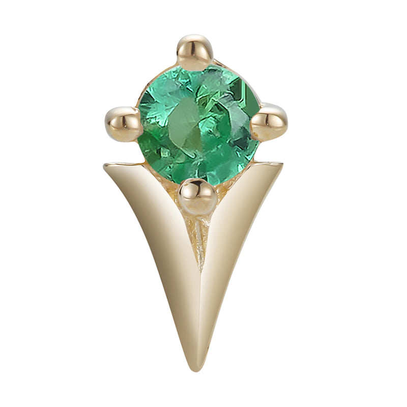 V top emerald 14kt