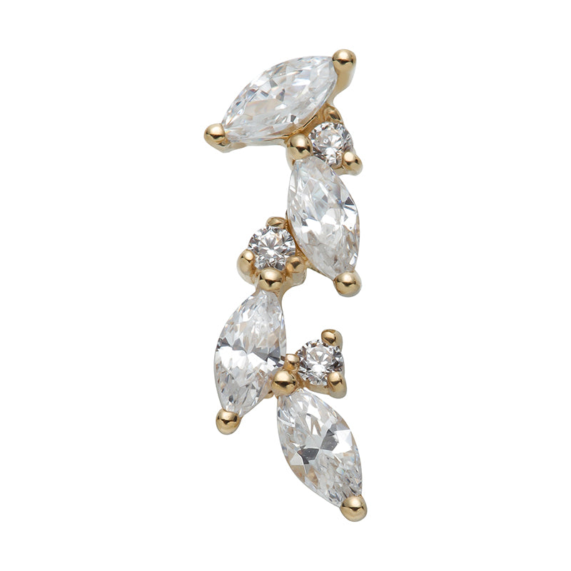 Sara 14Kt & zircons