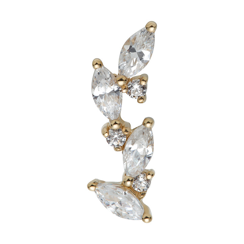 Sara 14kt & zircons