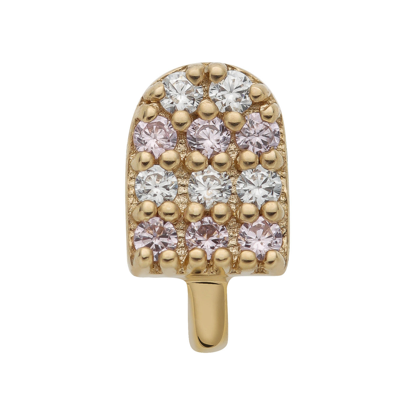 14kt Gold Popsicle & Zircons