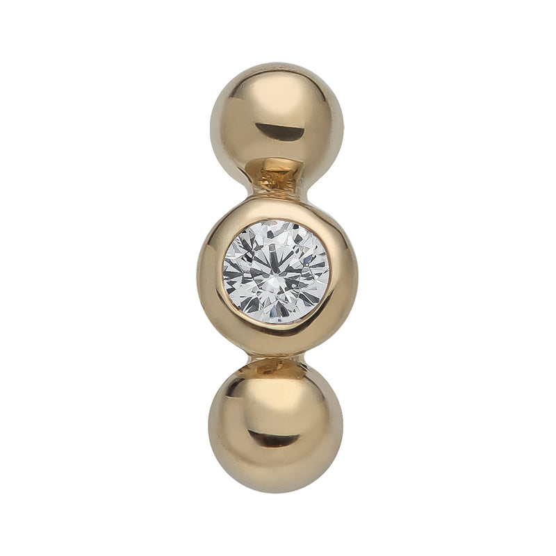 Triple dot gold 14Kt