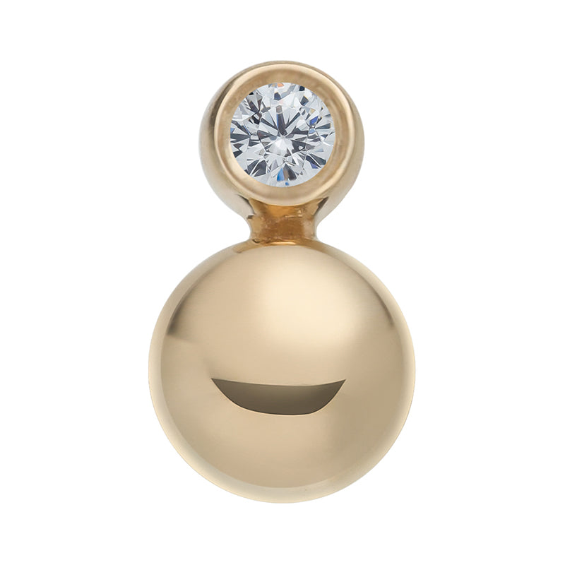 Double dot gold 14Kt