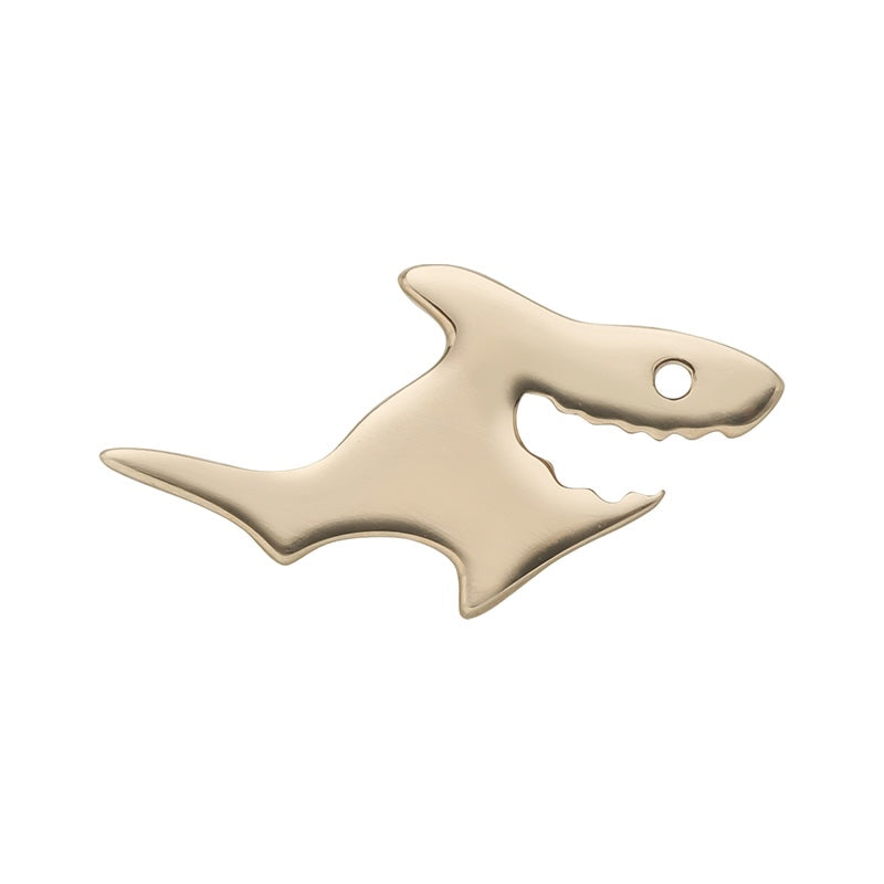 14K Gold Shark