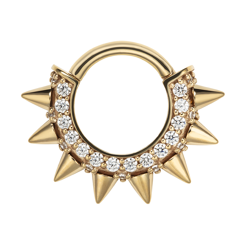 14K Gold Spike Clicker