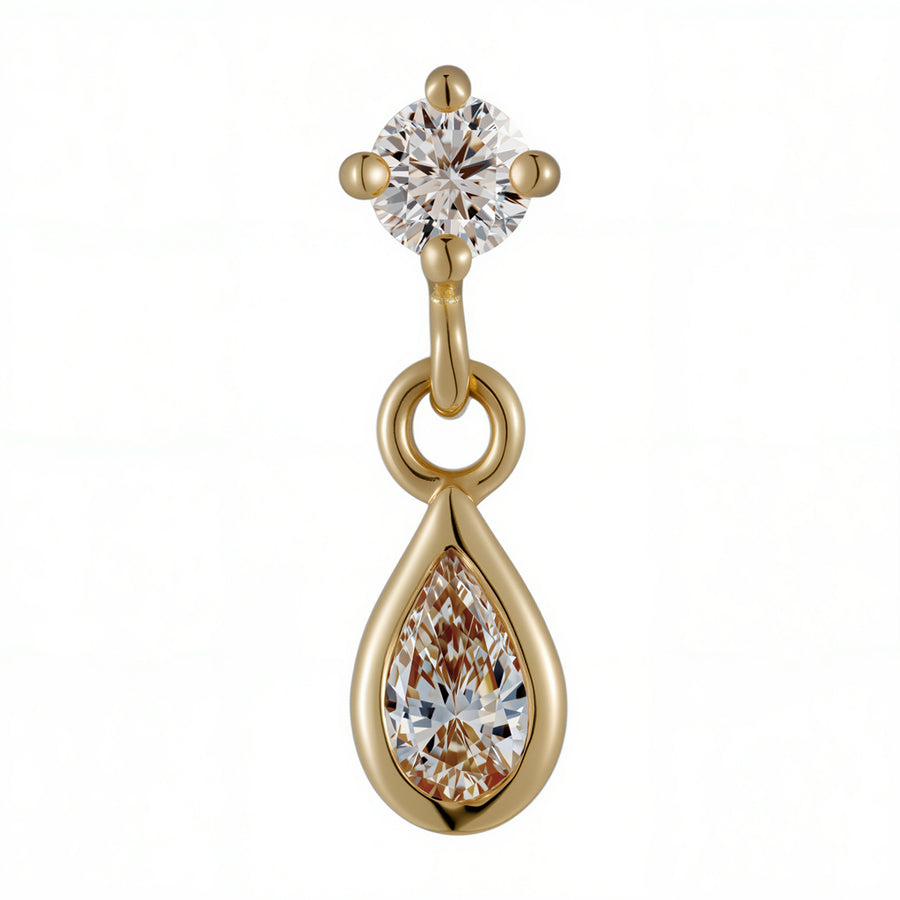Drop light 18kt & diamond