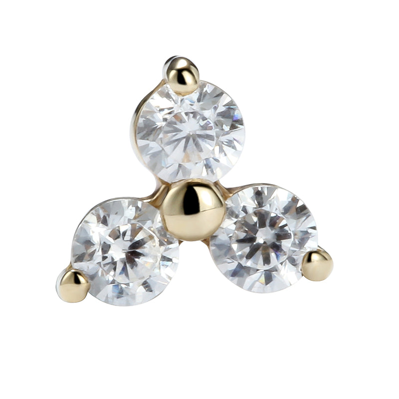 Trilogy 18kt gold & diamonds