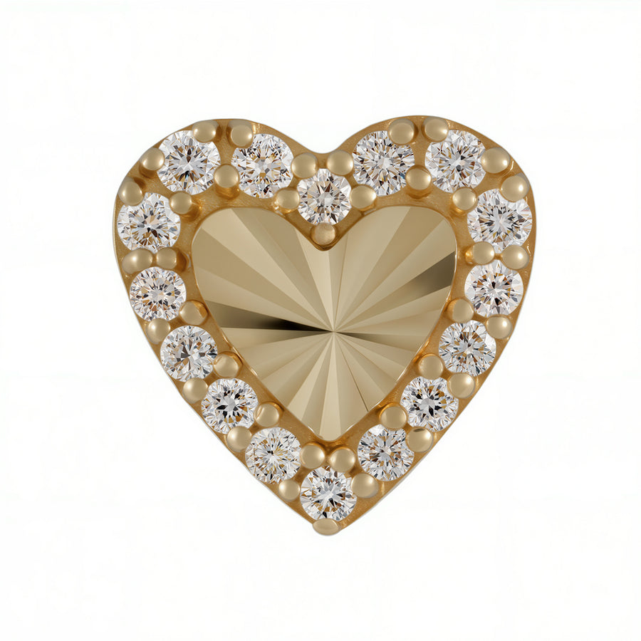 Heartshine 18kt and diamonds