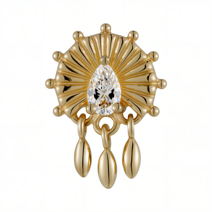 Drop circle 18kt