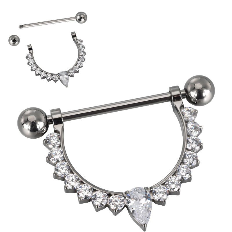 Nipple crown marquise