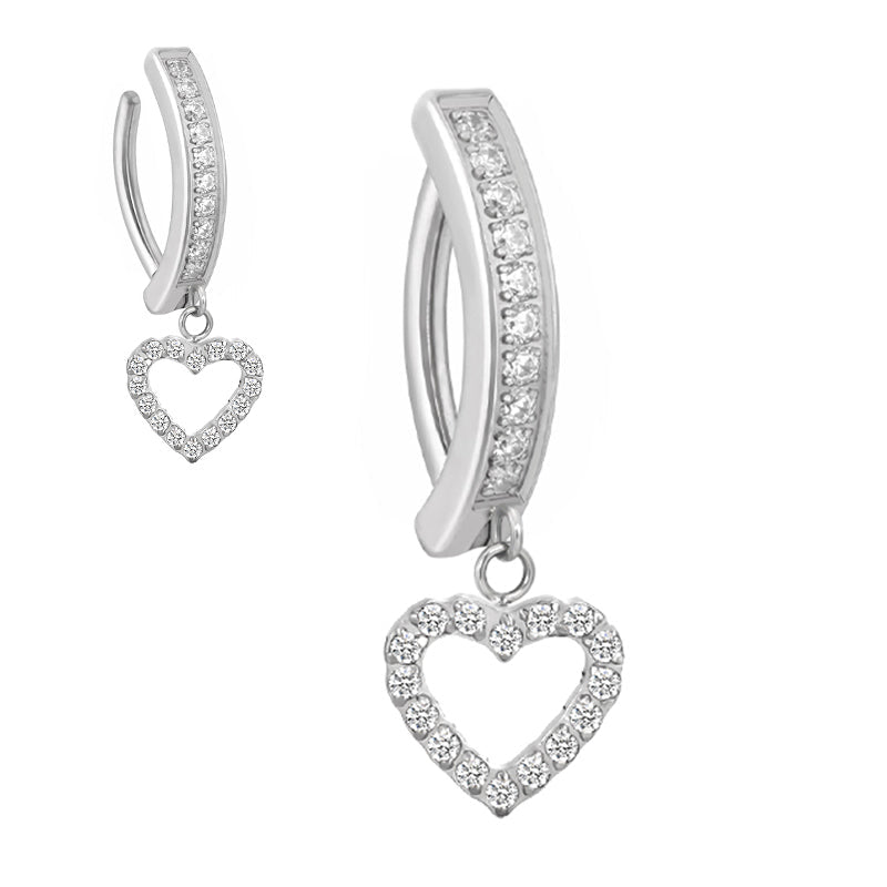 Lady b pendent heart