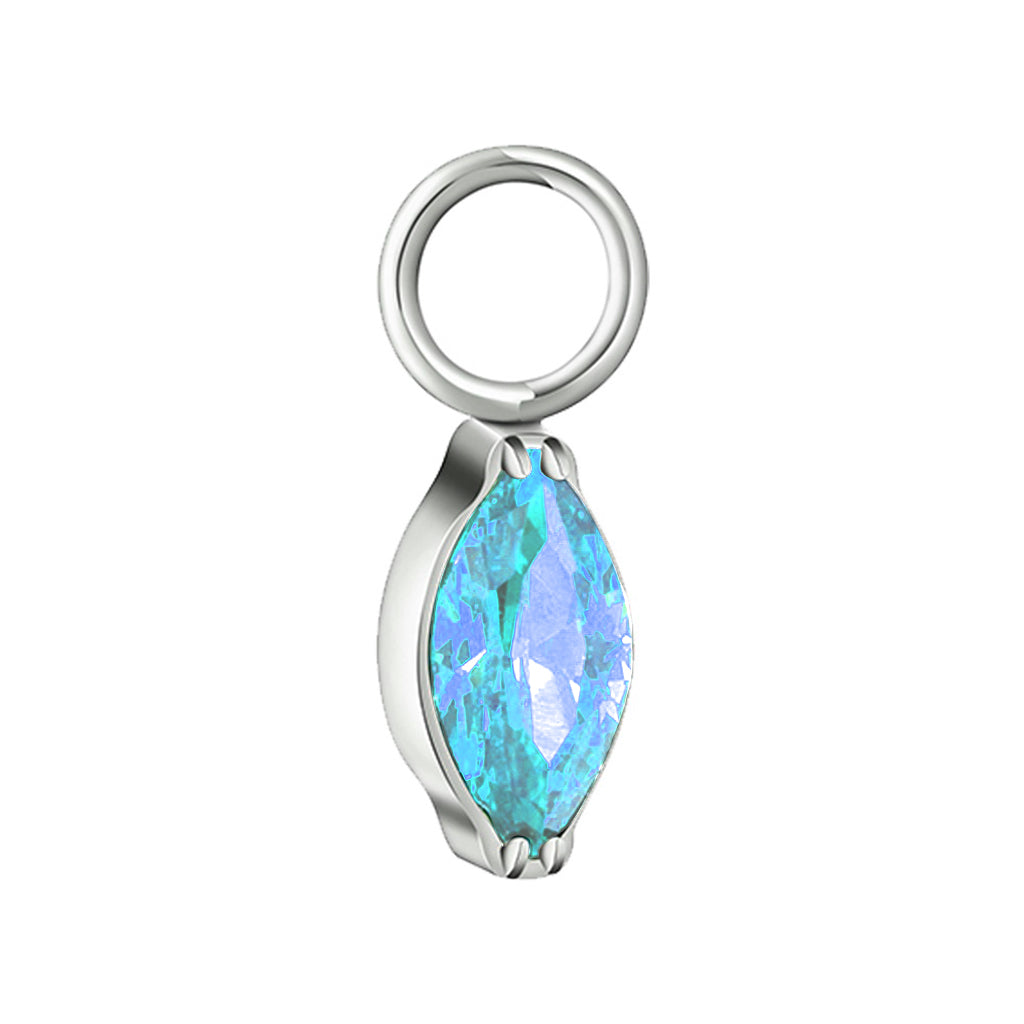 Marquise drop charm