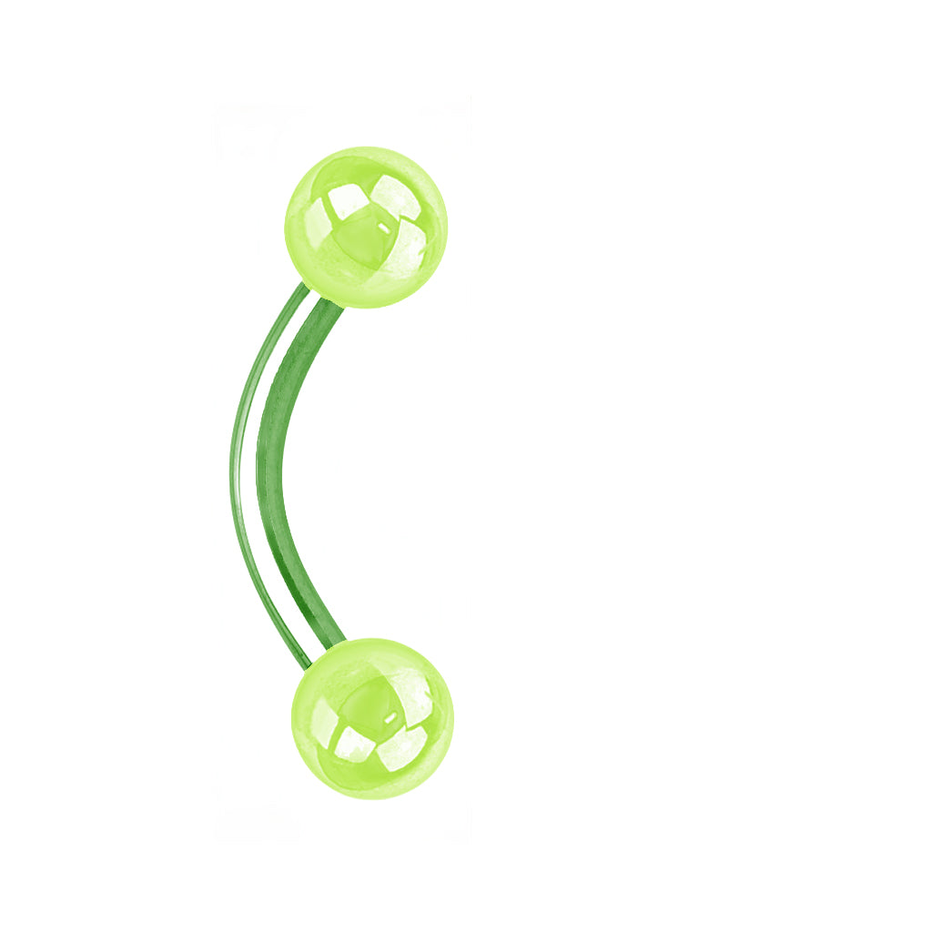 Teflon curved barbell