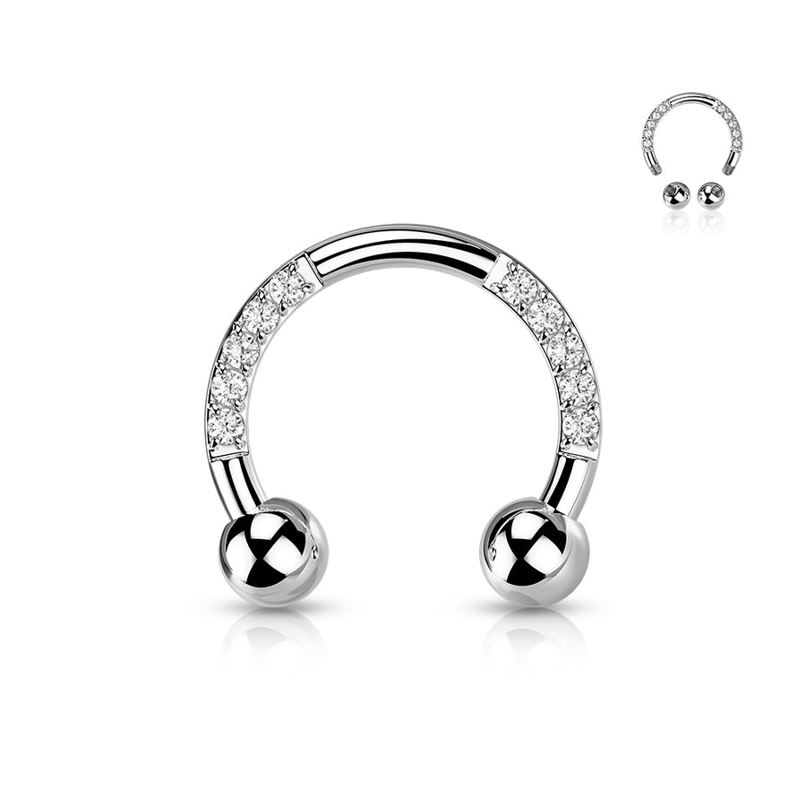 Bright circular barbell