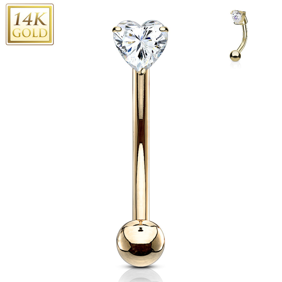 Heart cb 14Kt