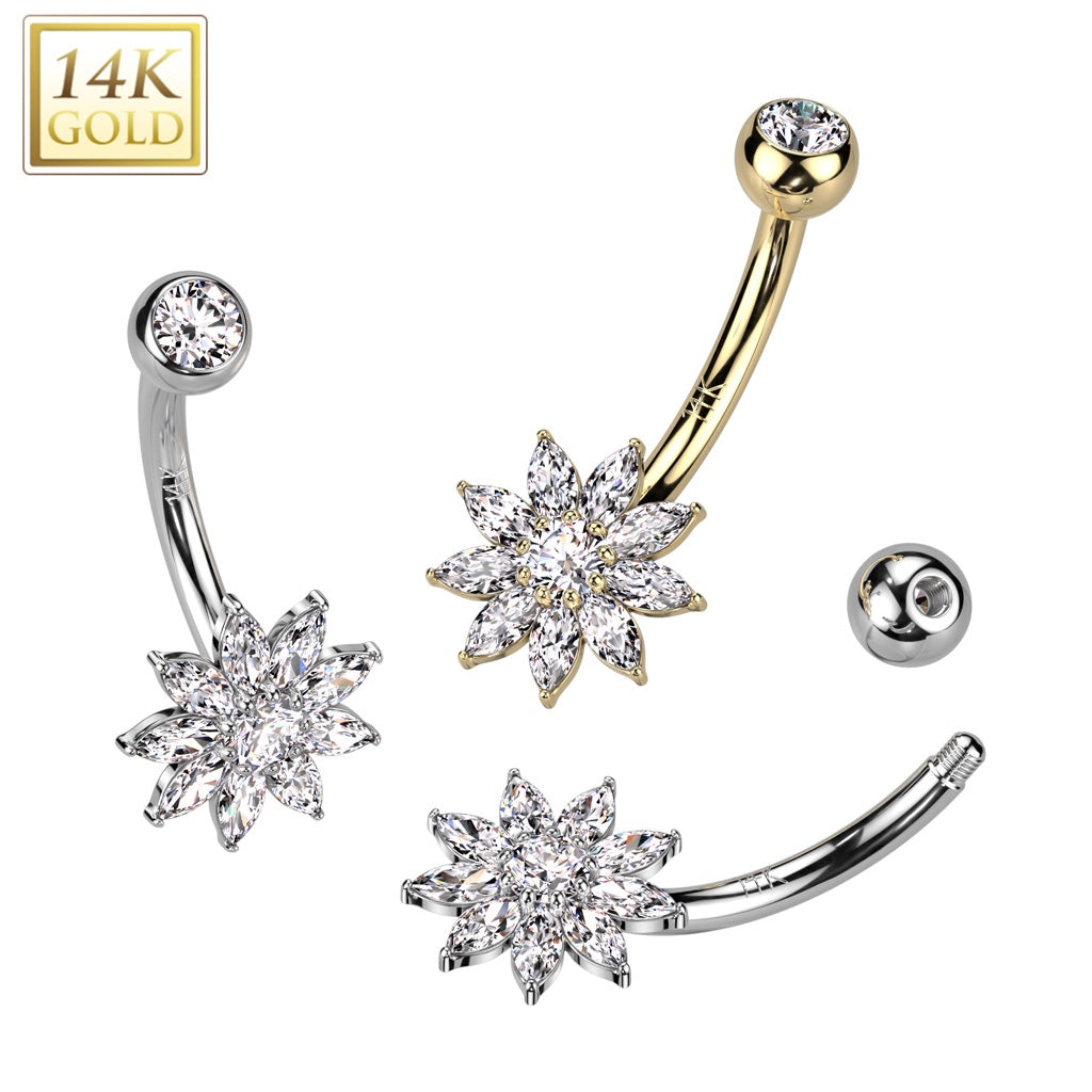 Belly button ring 14Kt