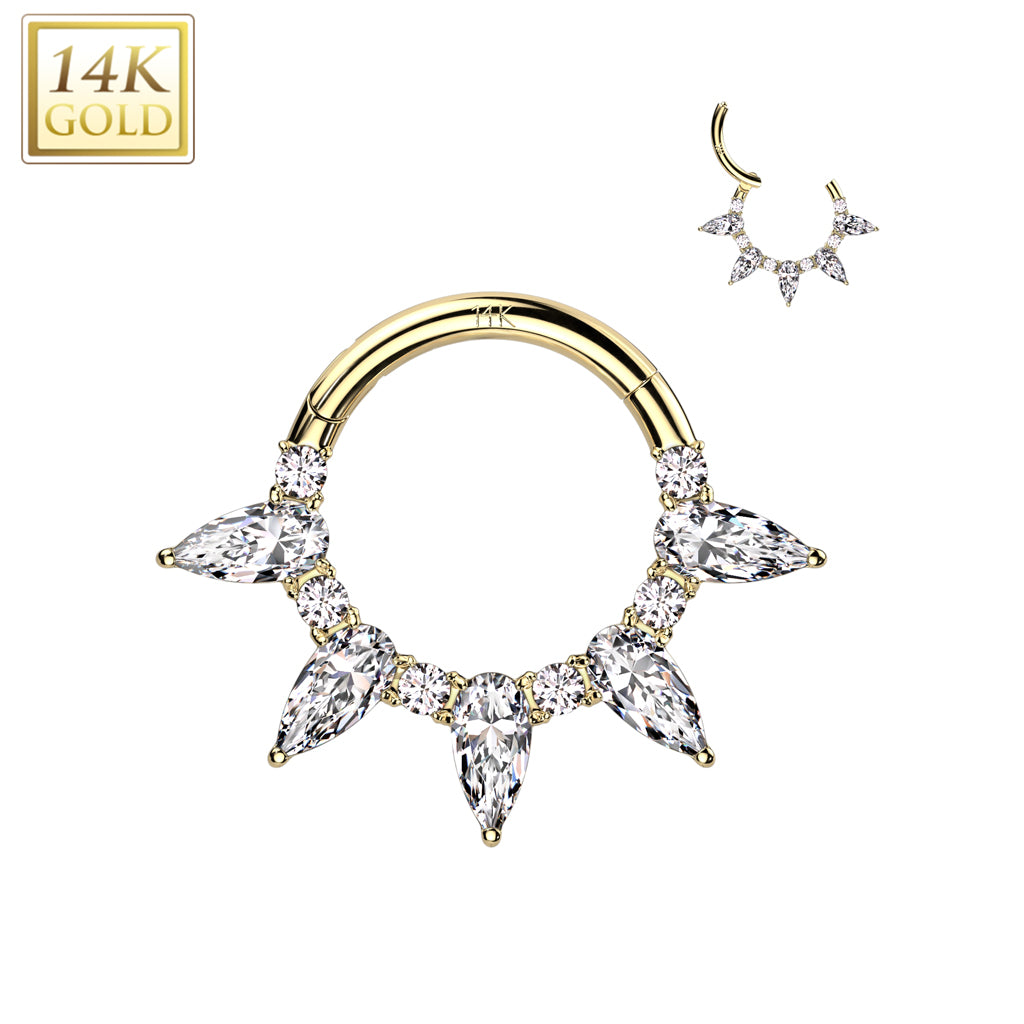 Five luxury 14Kt