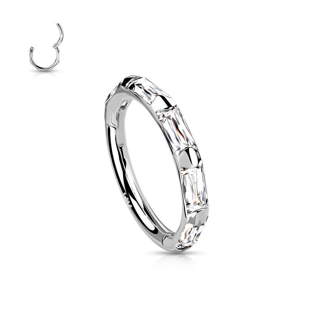 Universal side baguette 14Kt