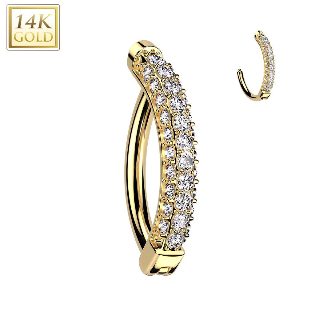 14kt gold lady b