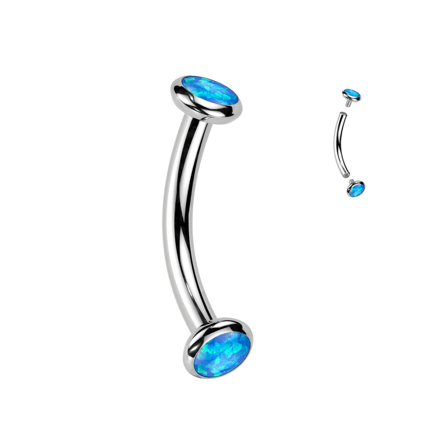 Baby flat opal