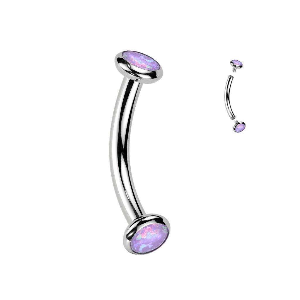 Baby flat opal