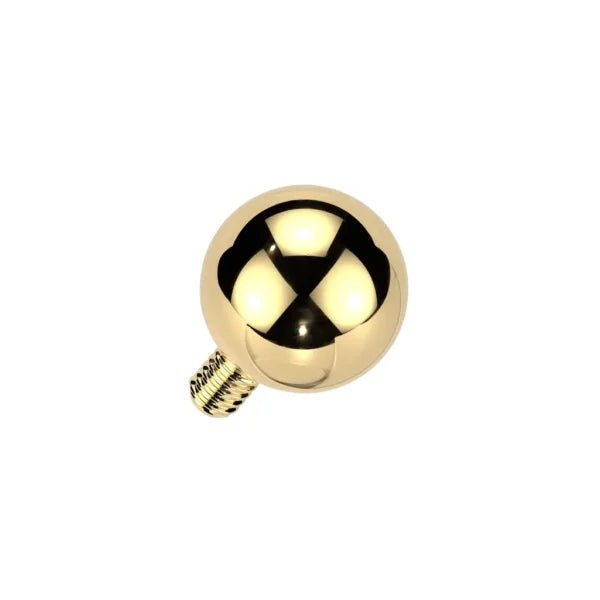 Ball externally threaded