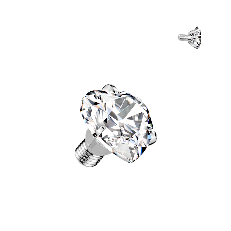 Zircon heart microdermal