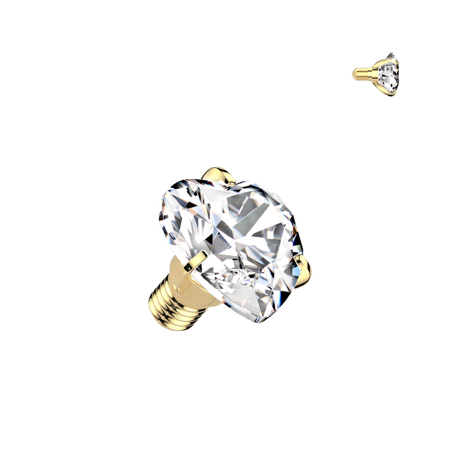 Zircon heart microdermal