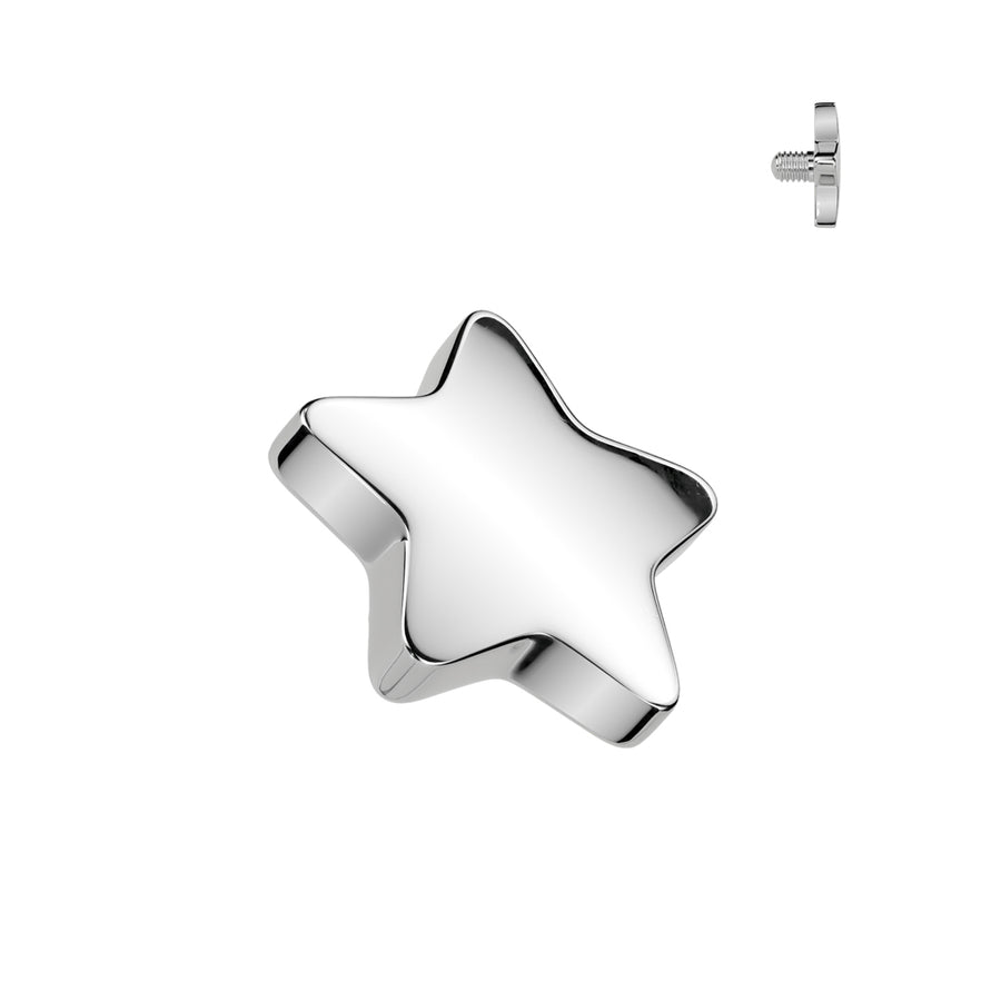 Metal star microdermal