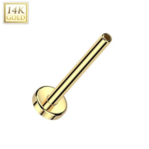 Gold 14Kt base push in