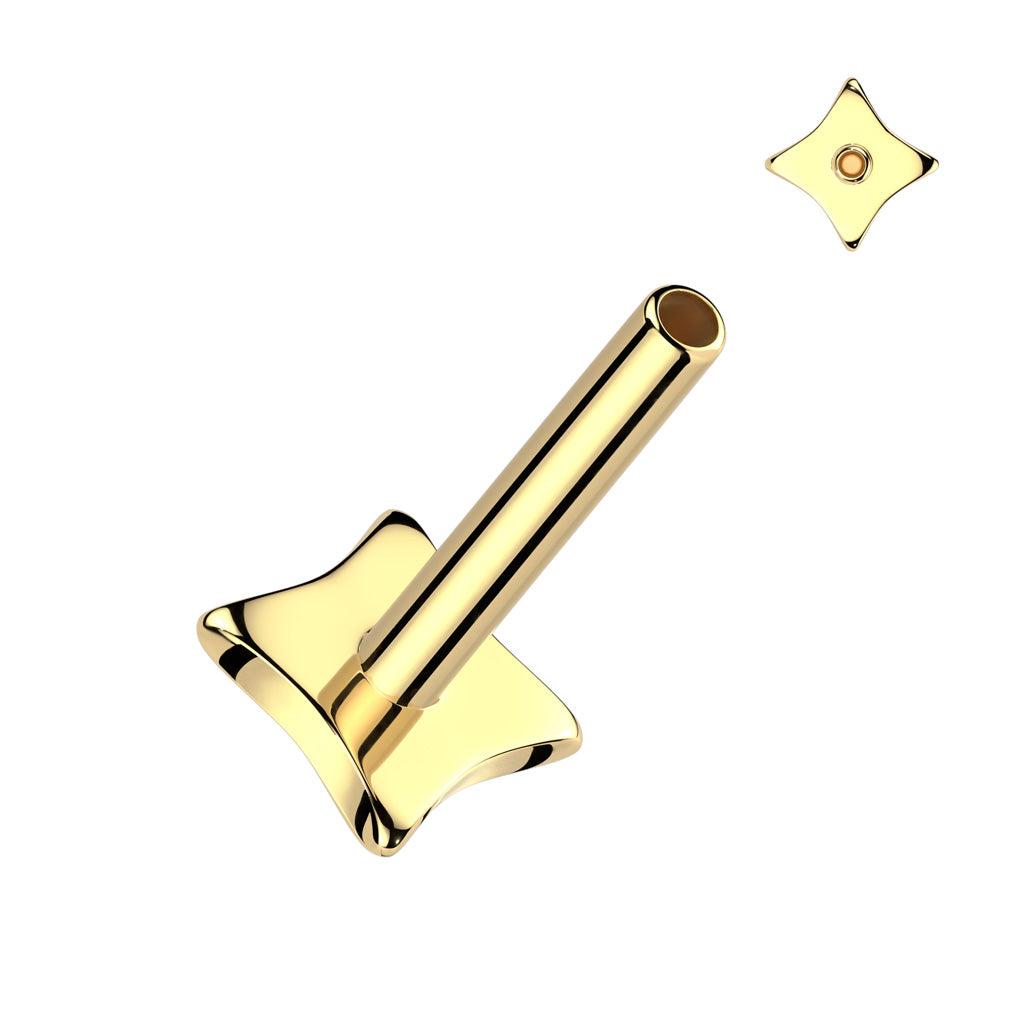 Labret diamond base push in
