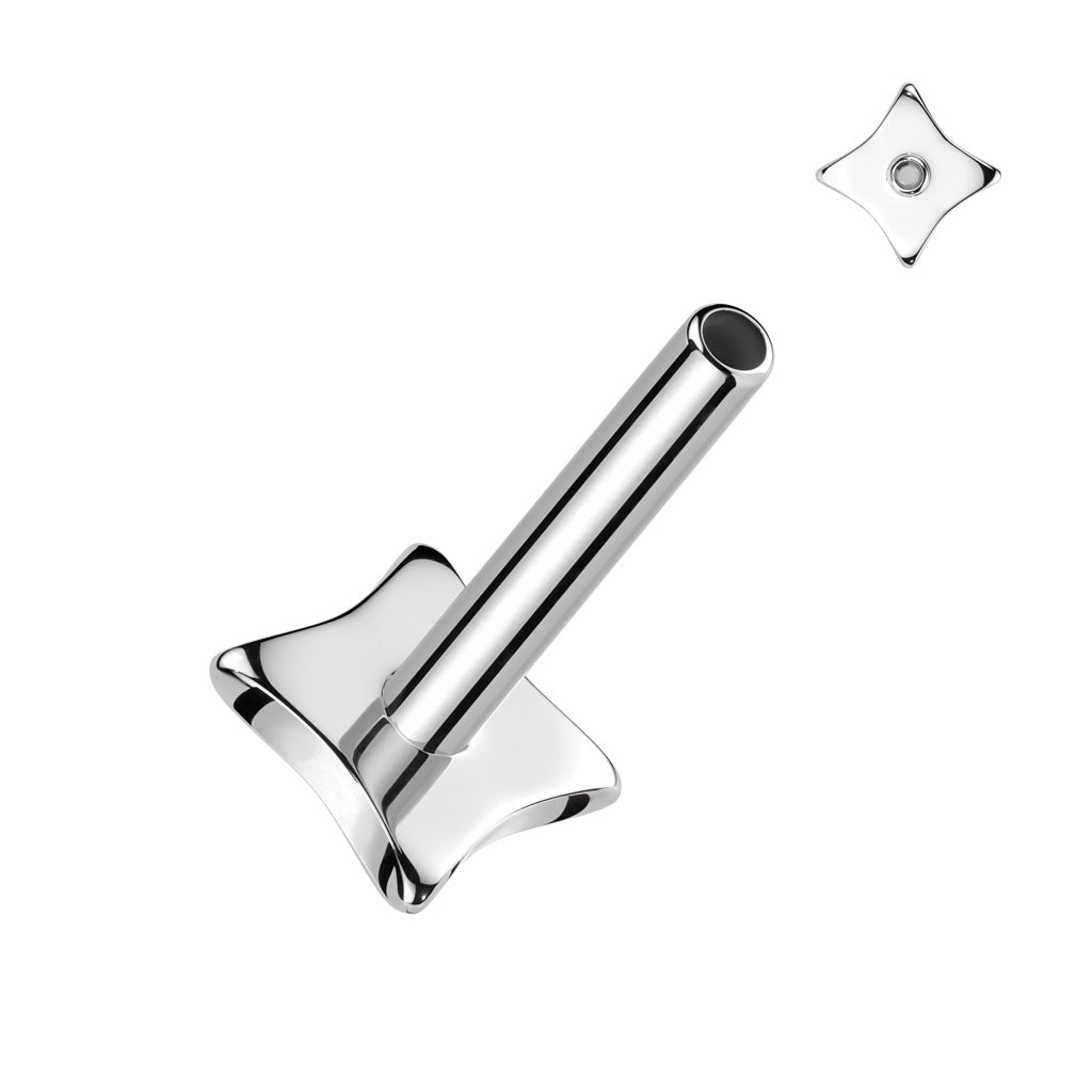 Labret diamond base push in