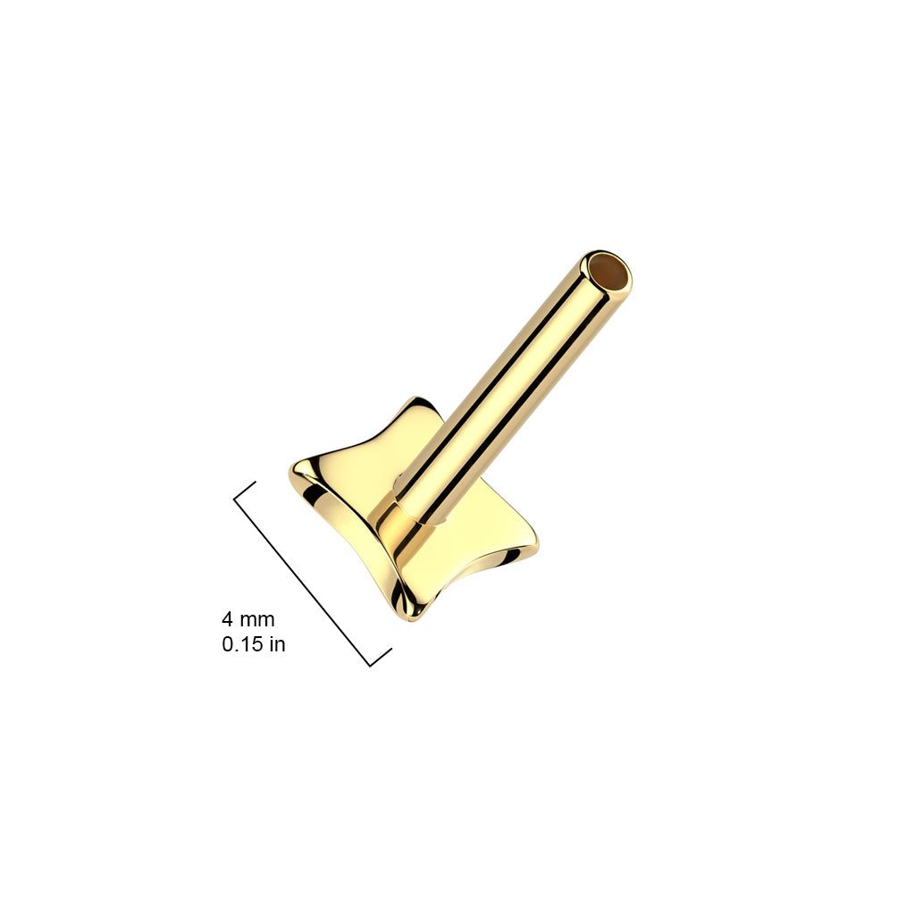 Labret diamond base push in