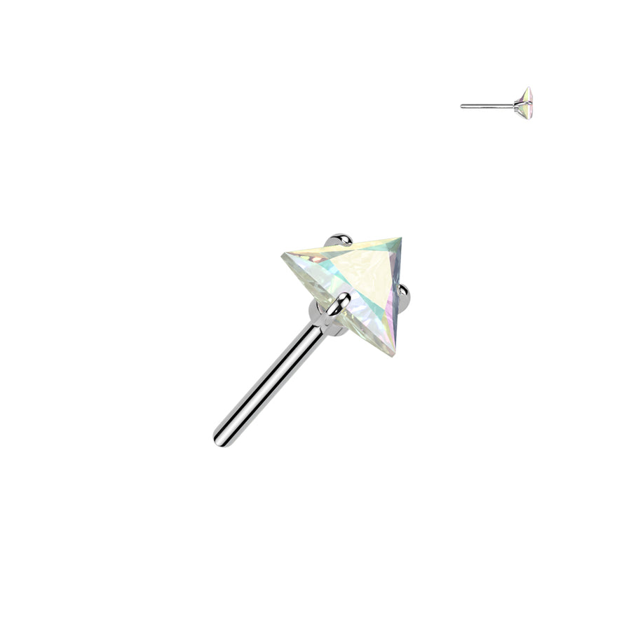 Triangle light push-in