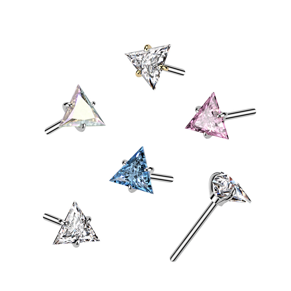 Triangle light push-in