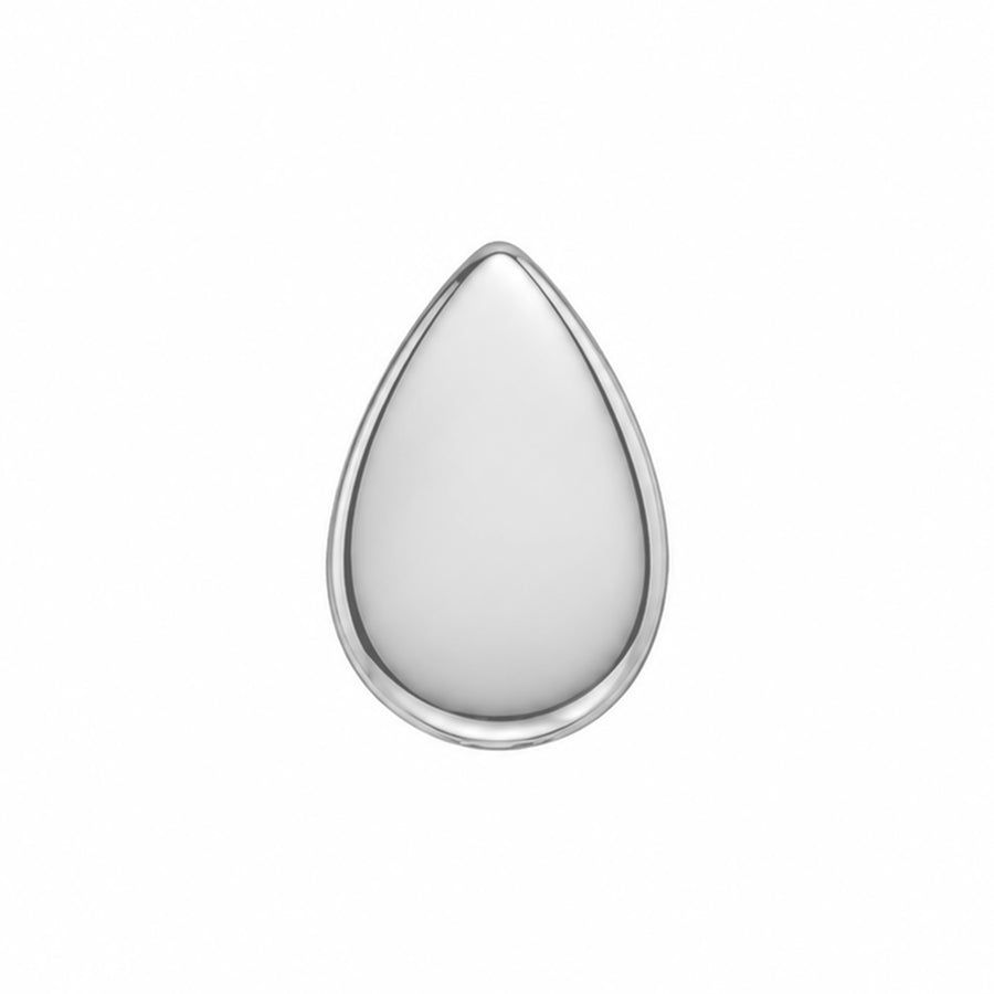 Flat silver tear