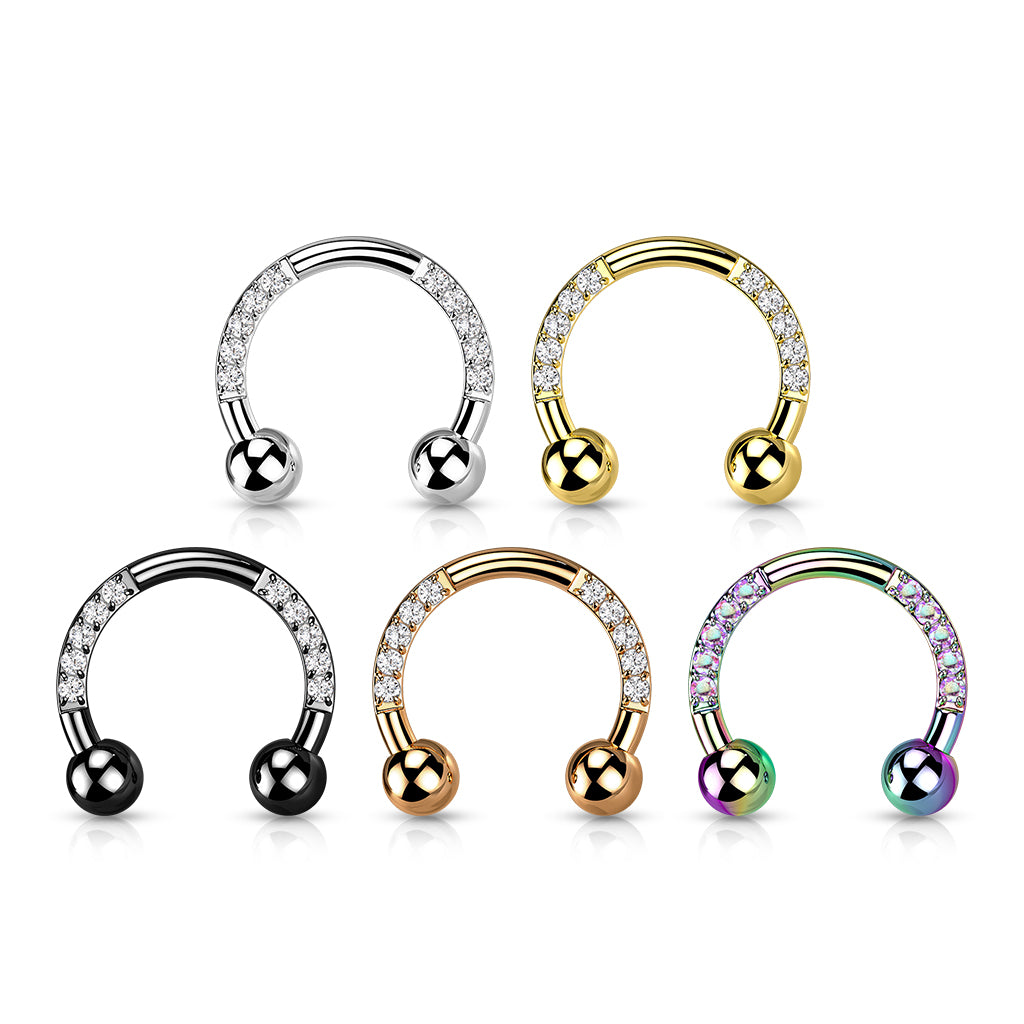 Bright circular barbell