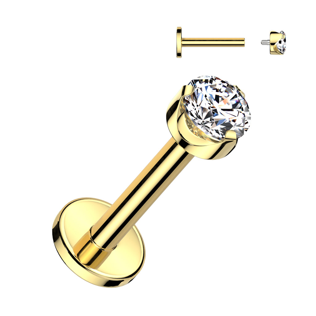 Dd point light gold internally threaded