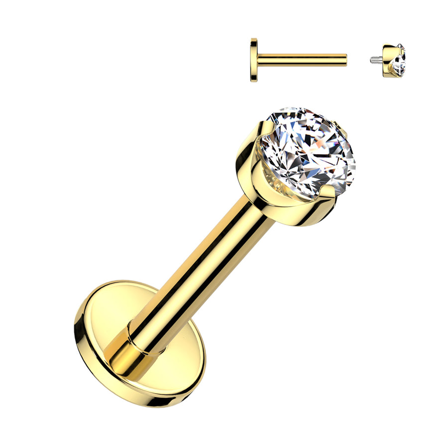 Dd point light gold internally threaded