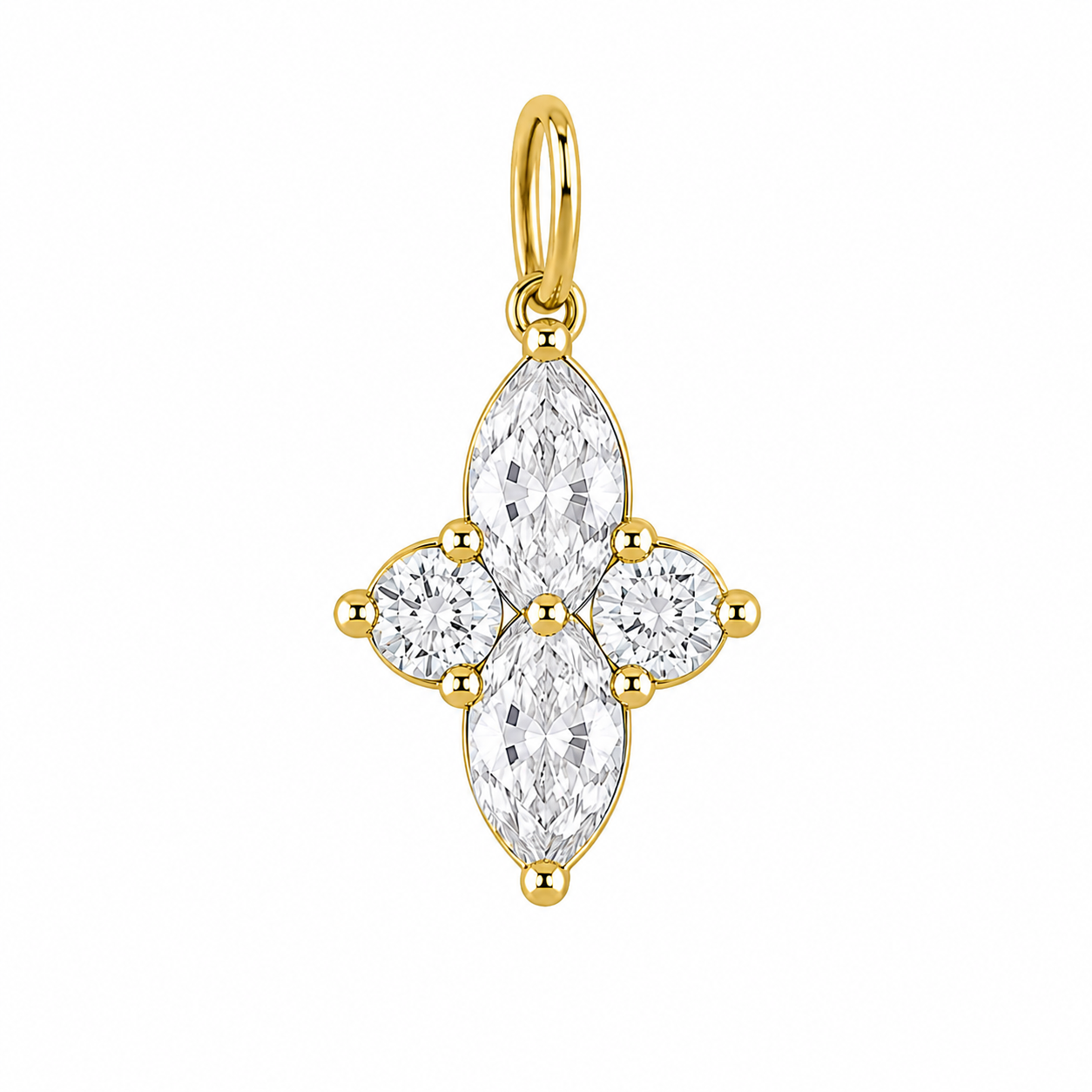 Starflare charm 14kt